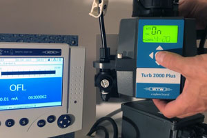 Setting mA output of WTW Turb PLUS 2000