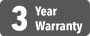 3 years warranty from Xylem Analytics for this product