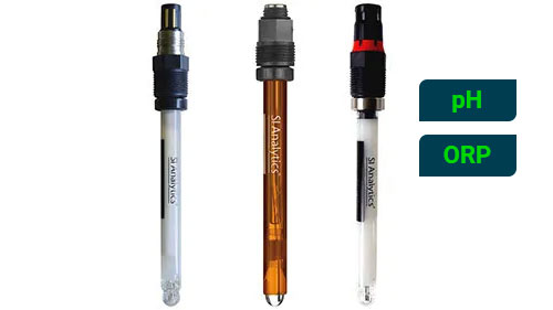 pH and ORP electrodes for process analytics
