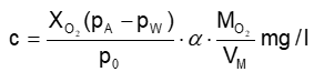 Henry's law after the English chemist William Henry (1774 - 1836)