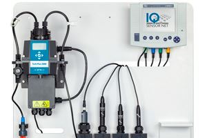 Turb PLUS 2000 turbidity analyzer on the drinking water panel in combination with the IQ SENSOR NET 2020