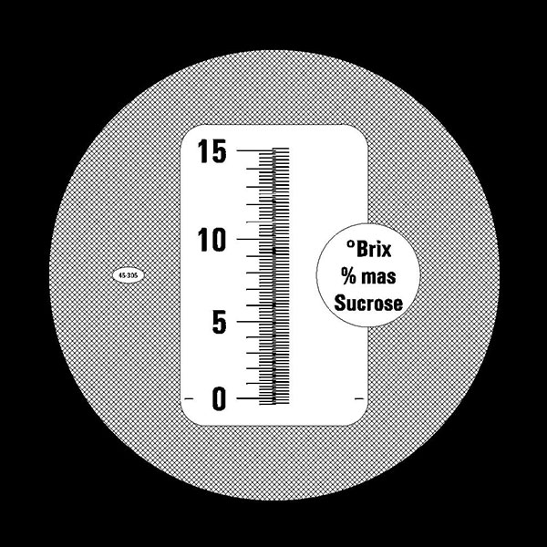 Eclipse Refractometer 0-15 Brix scale, Bellingham + Stanley