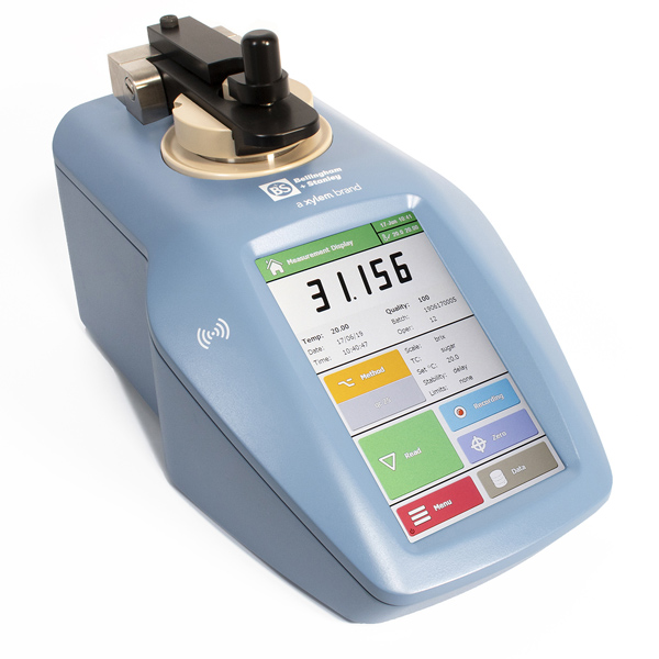 Macro flowcell accessory for the latest RFM900-T Series digital  Refractometers, from Bellingham + Stanley