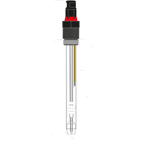 Metall-Einstabmesskette mit Memosens®-Schraubsteckkopf (ATEX II 1/G)