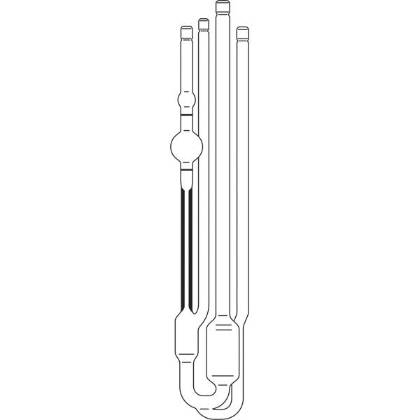 Ubbelohde Viscometer DIN 4 tube Ubbelohde Viscometer DIN 4 tube