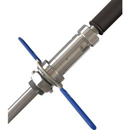 Wechselarmatur CHEMtrac 840M manuell mit optionalem Kugelventil - SI Analytics