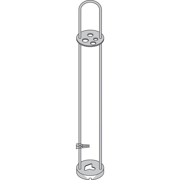 Fixiergestell für Ubbelohde-Viskosimeter