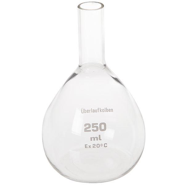 Overflow measuring flask MK 250/600
