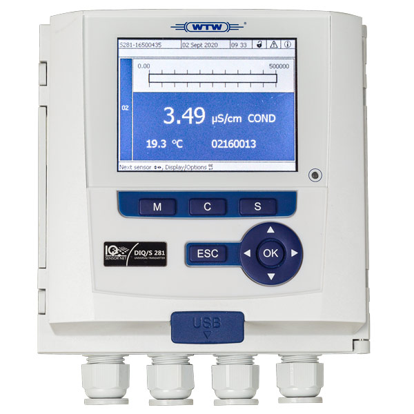 Product image of WTW's DIQ/S 281-CR2 Universal Monitor (conductivity measurement)