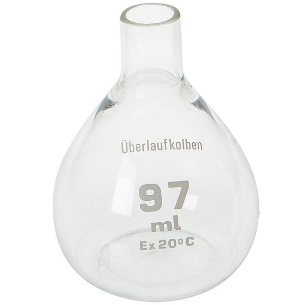 Overflow measuring flask MK  97/600