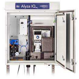 WTW Alyza IQ PO4 (825511), 1 channel version of phosphat analyzer, frontal view, open