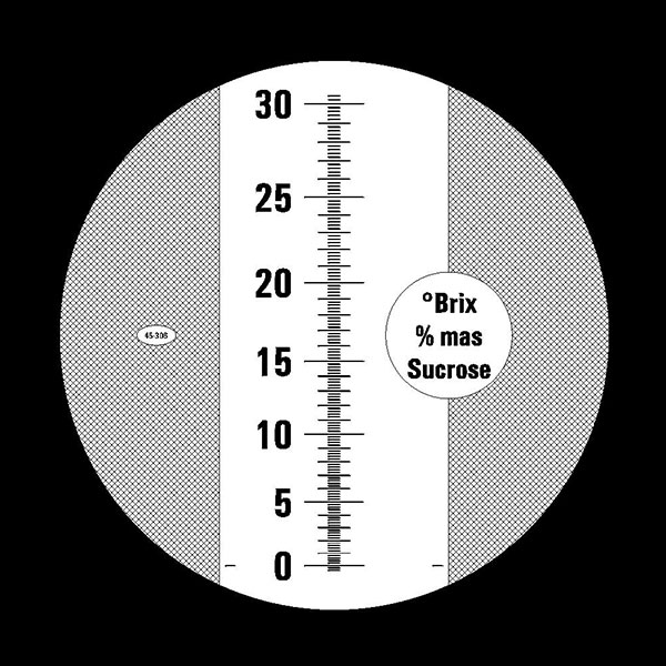 Eclipse Refractometer scale 0-30 Brix, Bellingham + Stanley