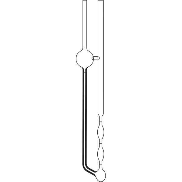 Cannon-Fenske reverse flow viscometer