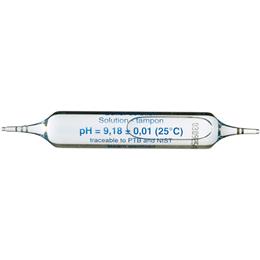 DIN Pufferlösung in FIOLAX®Ampullen pH = 9,18 - SI Analytics