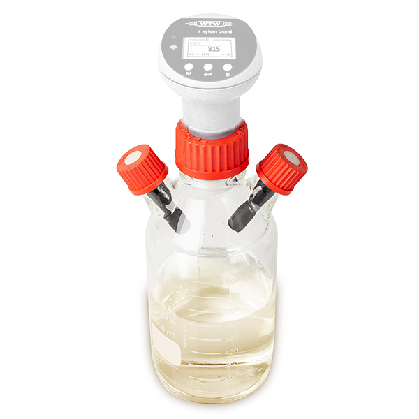 Measuring bottle with 2 connections MF45/1000